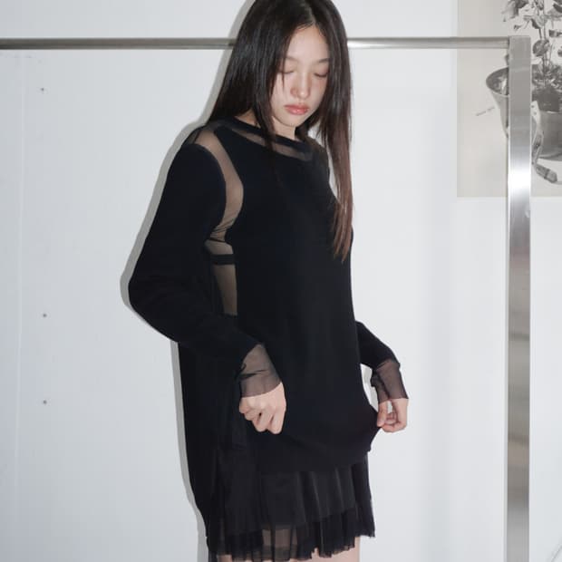 DIESEL sheer edge knit
