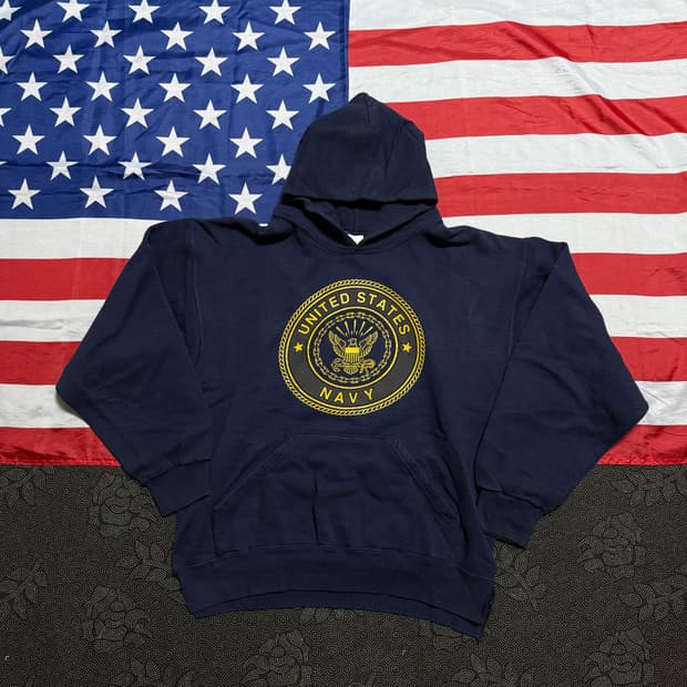 [M] 밀리터리 미 해군 NAVY 스웻 후드 티셔츠  US-18