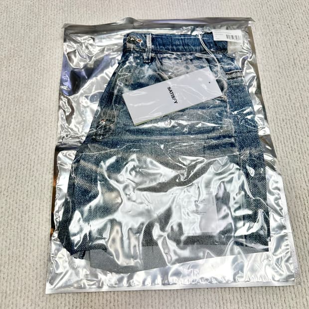 새티스파이 피치쉘 5 인치 디지털 데님 쇼츠 2(M)
