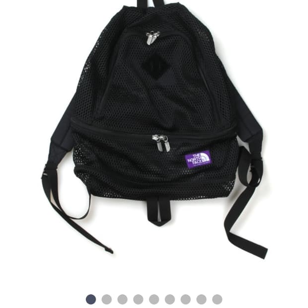 노스페이스 퍼플라벨 메쉬 데이팩 블랙