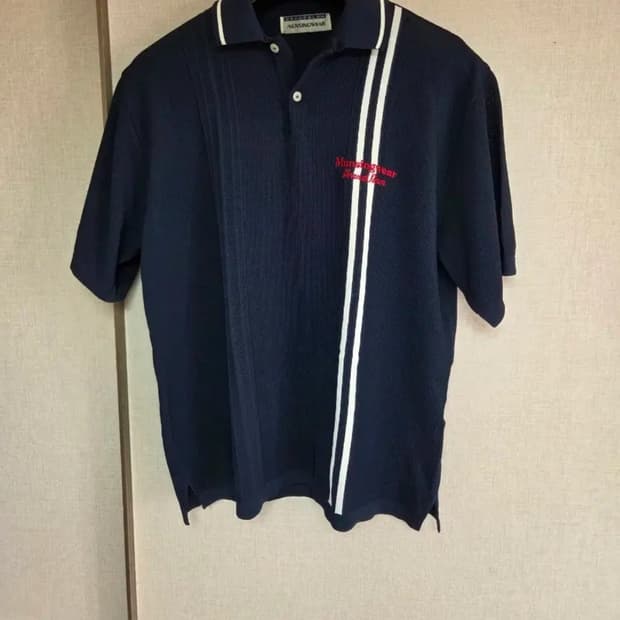 먼싱웨어 네이비 카라반팔티100~105