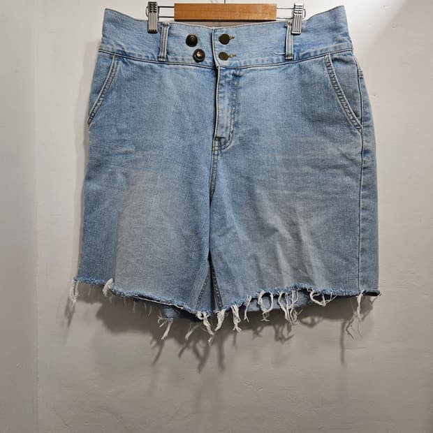 빈티지 무드 컷오프 데님반바지 