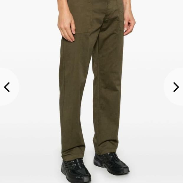 스톤아일랜드 고스트피스 퍼티그 팬츠