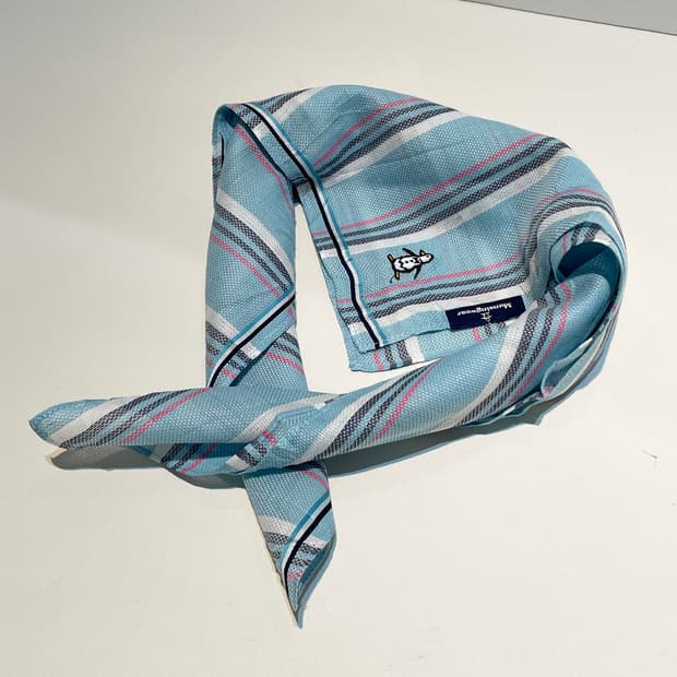 먼싱웨어 00s 재팬 자수 로고 쁘띠 손수건 A1448