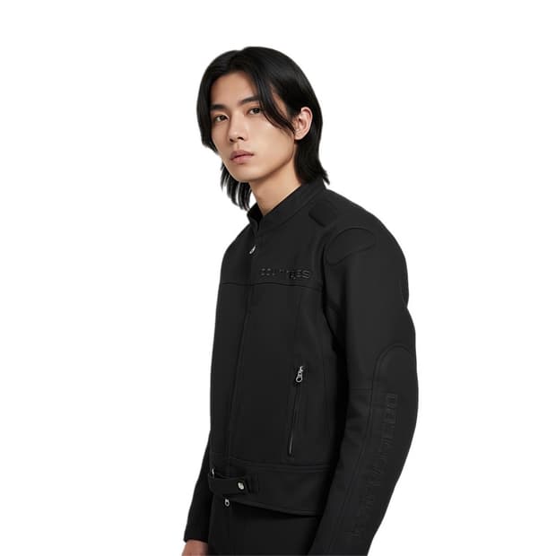 꾸레쥬 24ss 레이서 패디드 코튼 봄버자켓