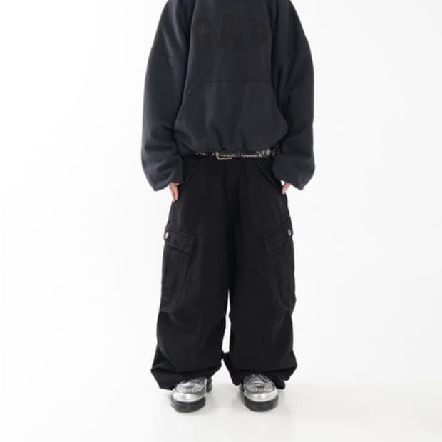 아오이로 히카리 팬츠 블랙 2사이즈