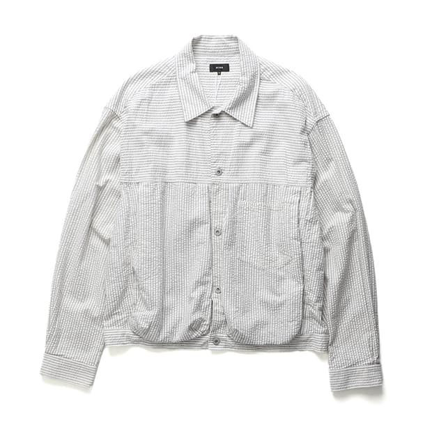 BEAMS Seersucker Balloon G Jacket