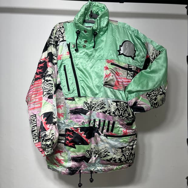 90s 바람막이 올드스쿨 아노락 스키점퍼