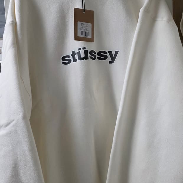 기모 스투시 맨투맨 xl 크림