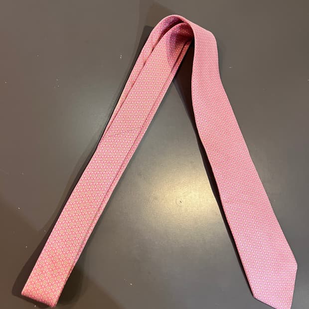 SALVATORE FERRAGAMO SILK PATTERN TIE (MA