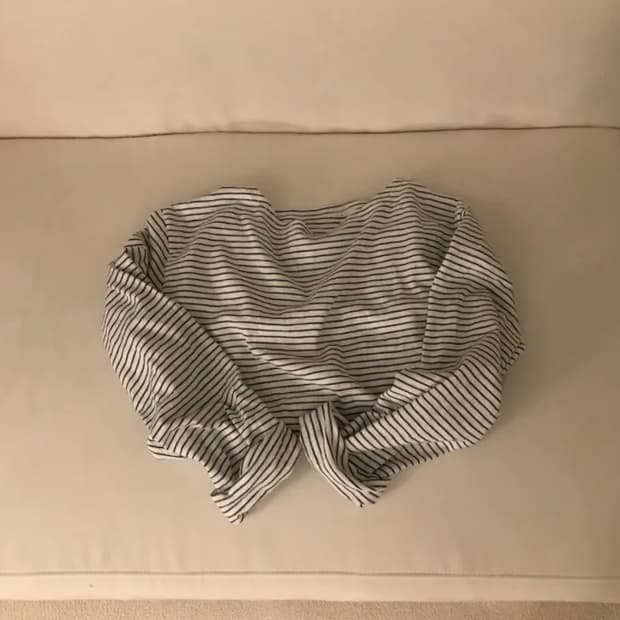 에이블리 스트라이프 긴팔티