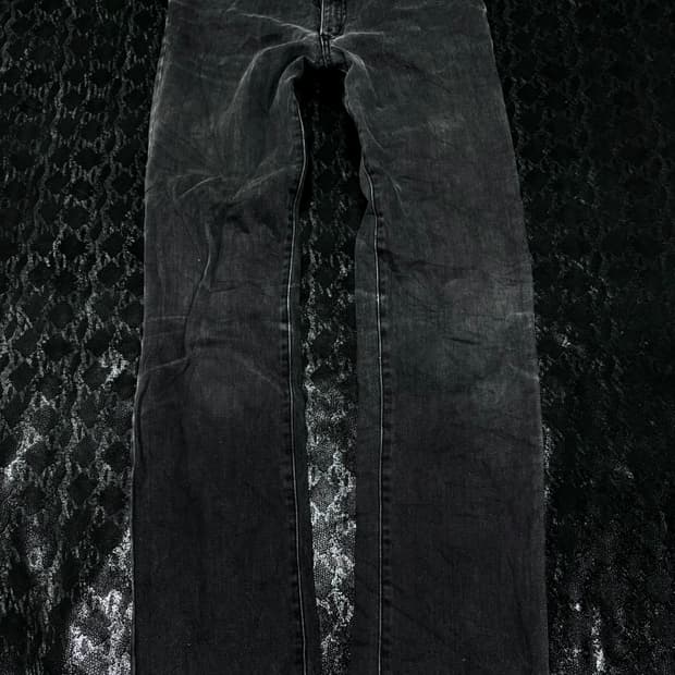 “EDWIN” Black Straight Fit Pants