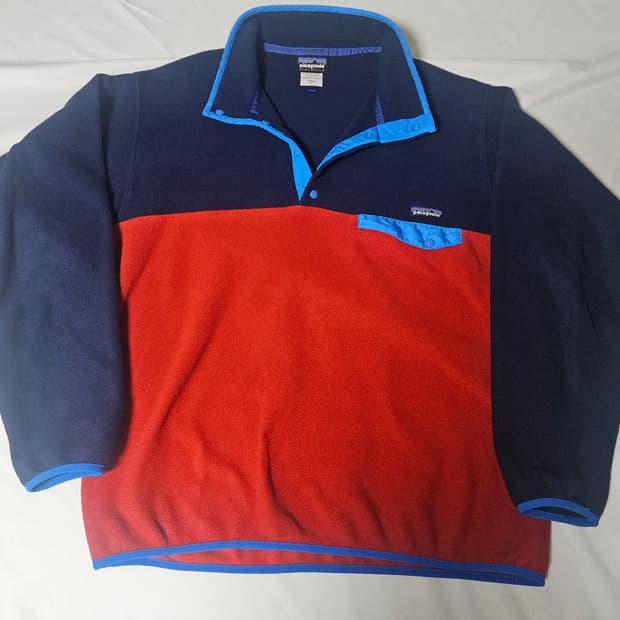 14s 파타고니아 신칠라 L 네이비/레드/블루