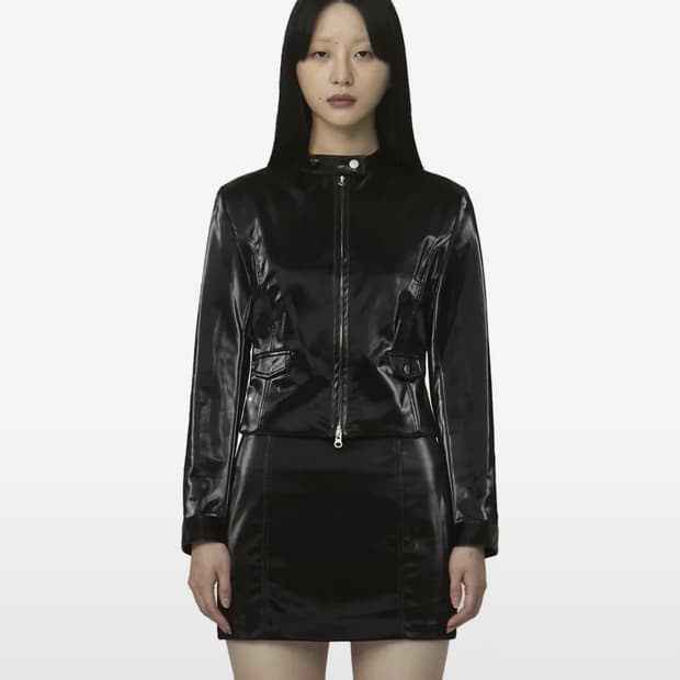 큐리티 가죽자켓