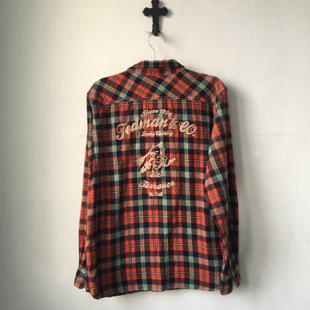 Ted company check pattern shirt