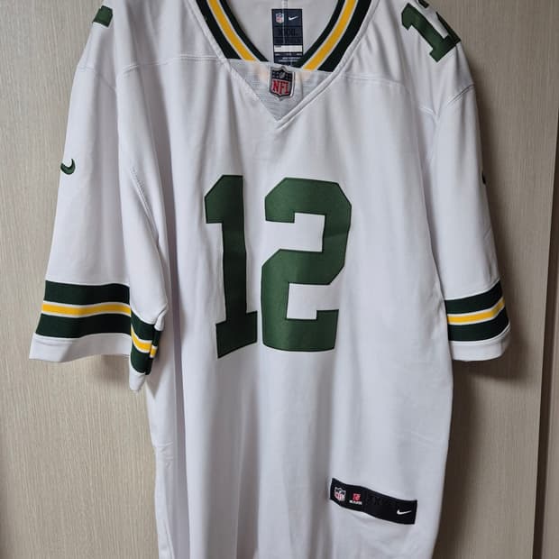 나이키 NFL 그린베이 패커스 빈티지 럭비져지 M 럭비유니폼