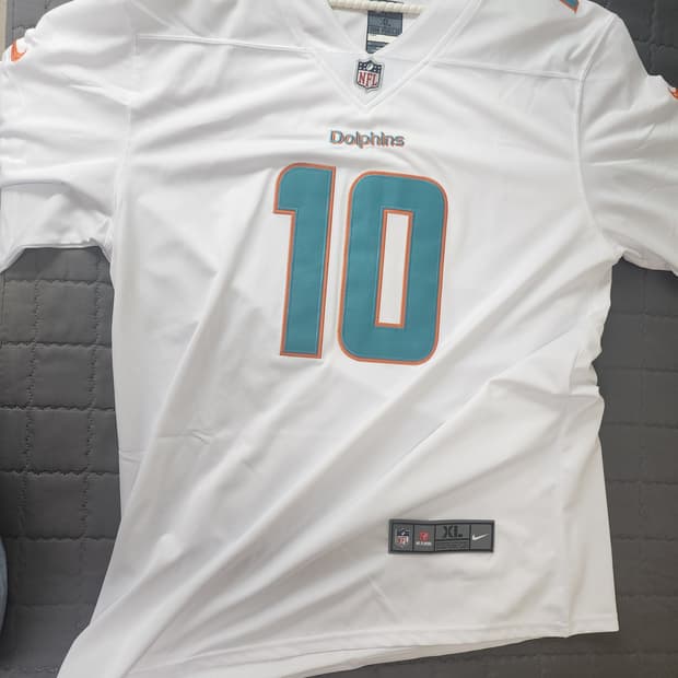 NFL 마이에미 돌핀스 타이릭 힐 등번호 10번 유니폼