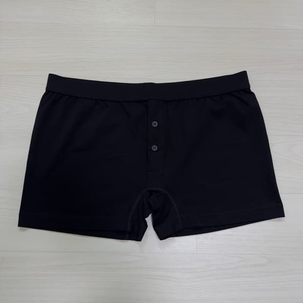 COS 코스 버튼 복서 브리프 블랙 L