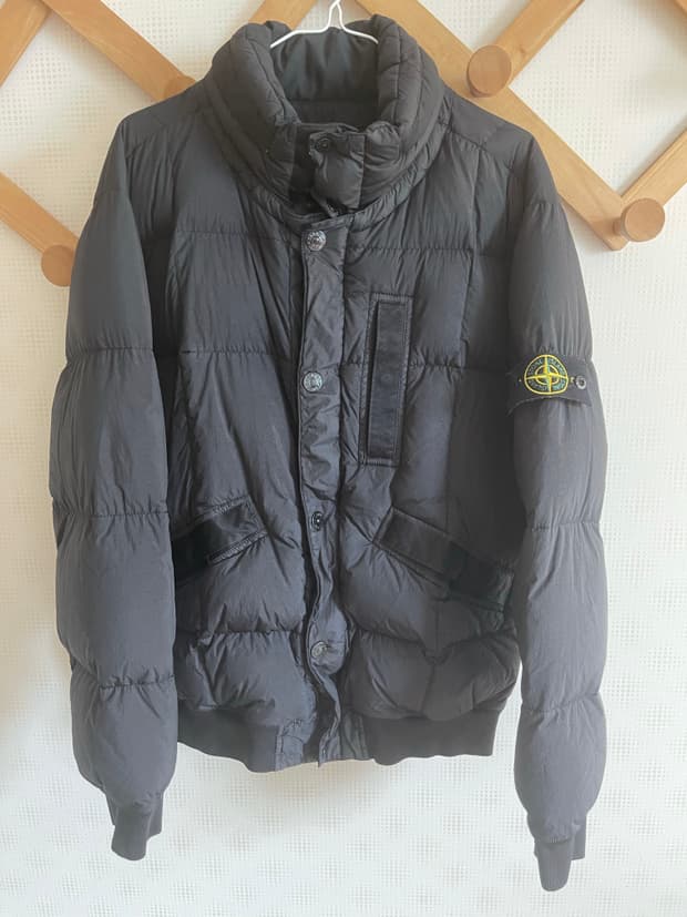 스톤아일랜드 19fw 크링클랩스 논후드 xl