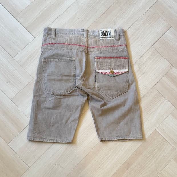 [CNCV CONCAVE] patch half pants