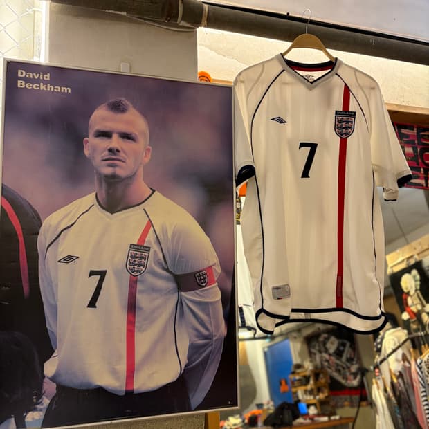 02년 엄브로 잉글랜드 홈 베컴유니폼 축구유니폼
