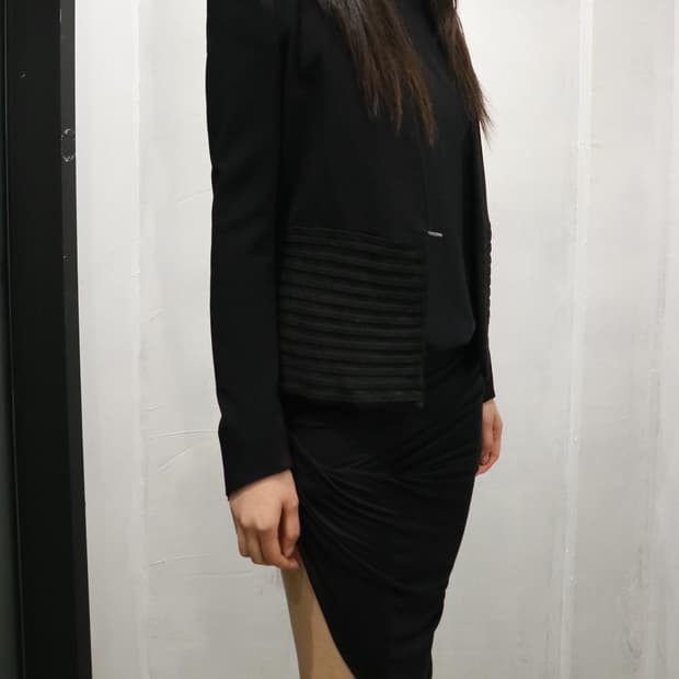 Helmut Lang Drape skirt