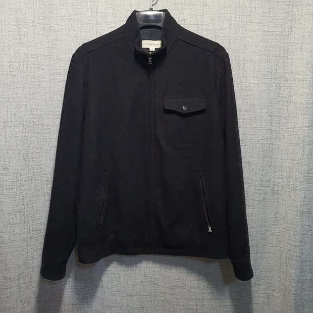 캘빈클라인 남성 울 블랙 점퍼 