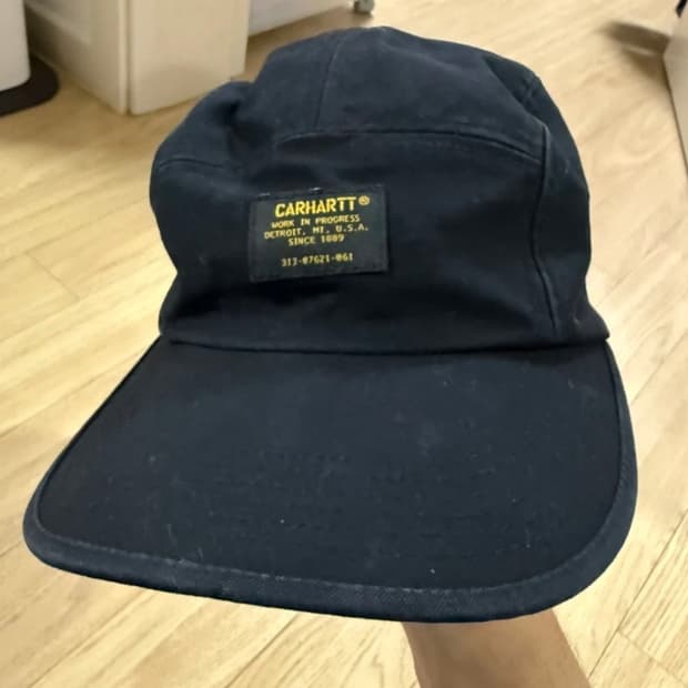 칼하트WIP 캠프캡 블랙