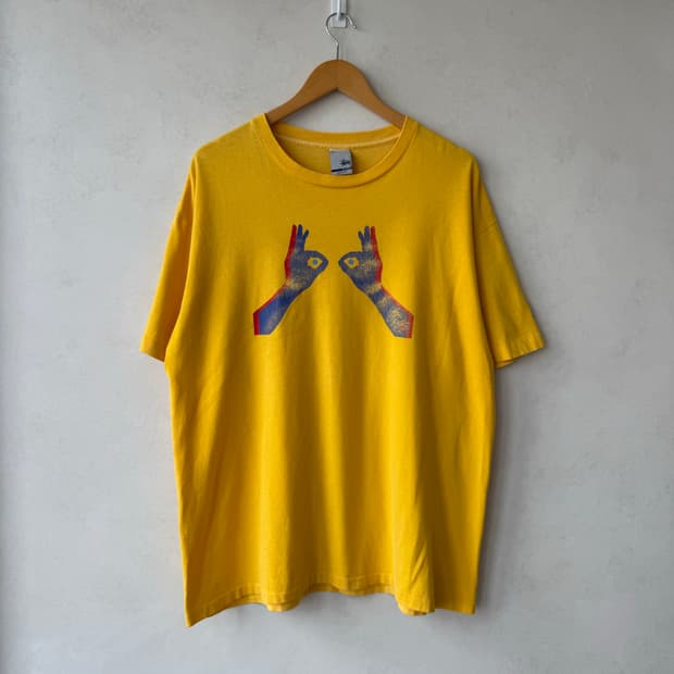 00s 스투시 Binocular Hands 티셔츠