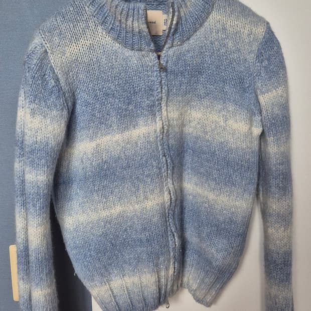 팔로마울 알파카 니트 집업 M