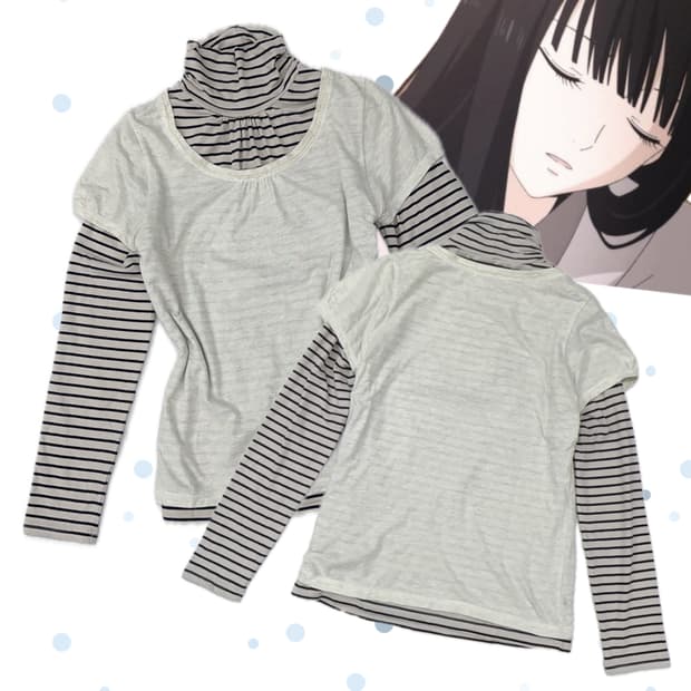 🤍스즈코의 러블리  코디세트🤍셔링 단가라 퍼프 그런지 일본 빈티지