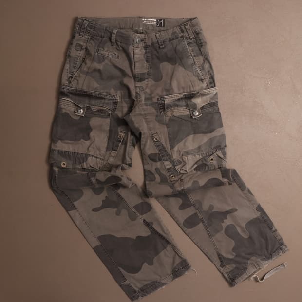 G-star Raw 카모 카고 팬츠 A1294