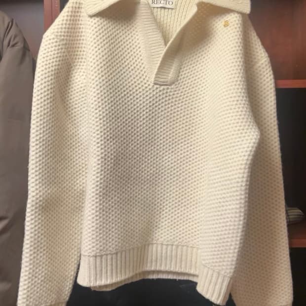 렉토 청키 케이블 니트