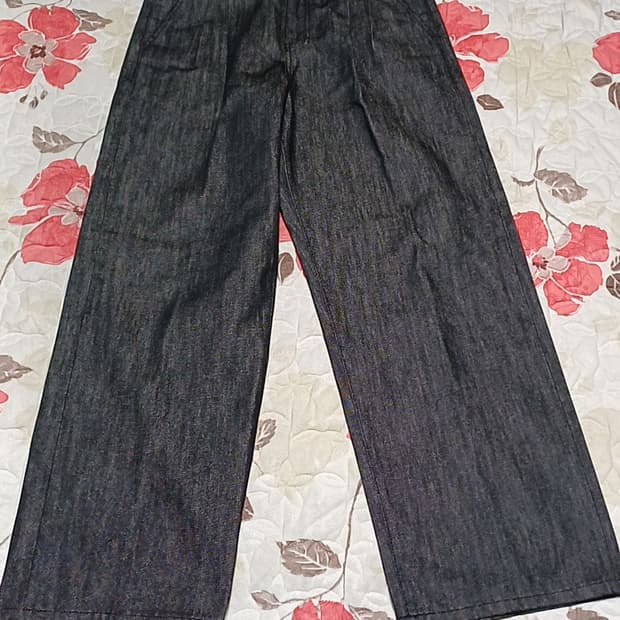 포트너스 와이드데님팬츠 32인치 기장107