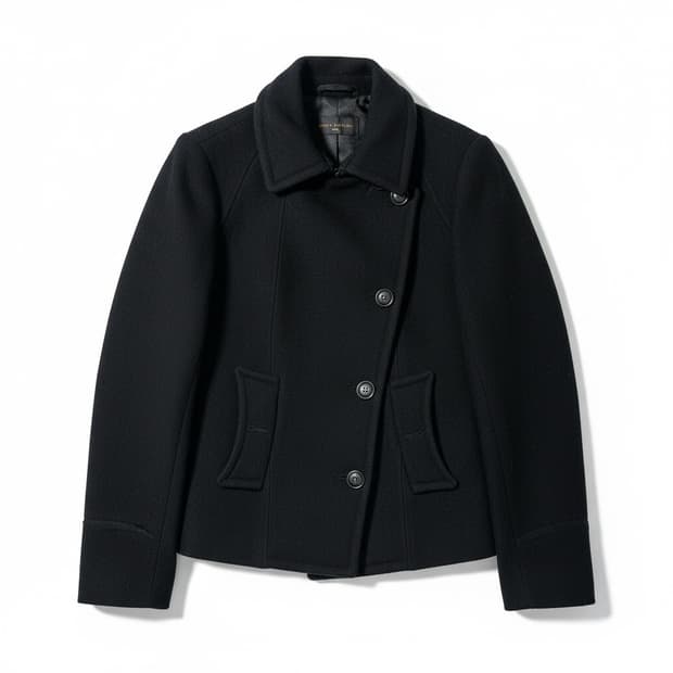 한섬 시스템 울 하프코트