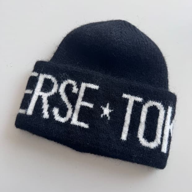 MOHIAR LIKE LOGO KNIT CAP 로고 니트 모자