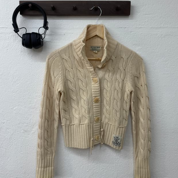 폴로 진스 컴퍼니 케이블 니트 가디건(T9)
