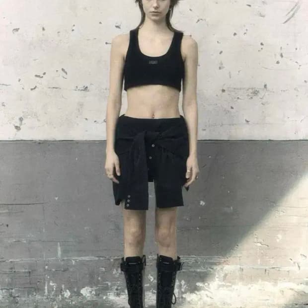 보헤미안서울 언발란스 셔츠 스커트 블랙