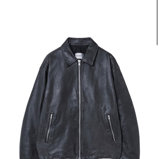 [3] 해칭룸 VTG 레더 블루종 차콜 / 레더 자켓