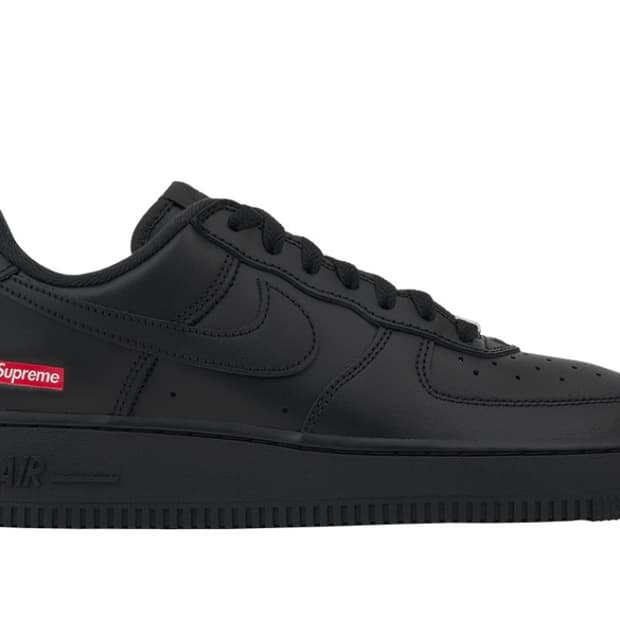 260 나이키 슈프림 에어포스 1 로우 블랙