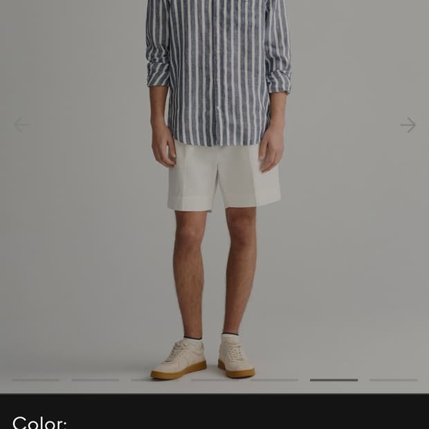 GANT 간트 레귤러핏 스트라이프 린넨 셔츠