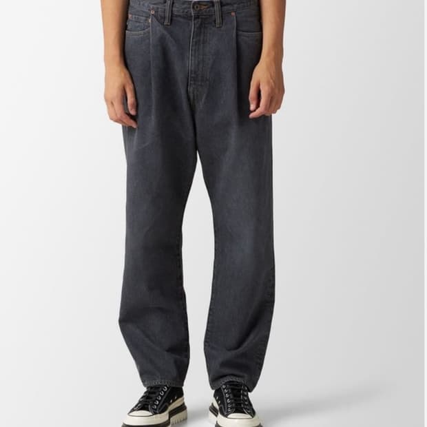 캐피탈 14oz Coney Okagilly 블랙 데님 36