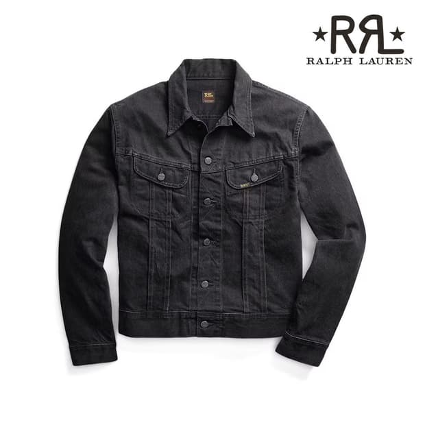 RRL Lot271 데님 트러커 재킷 블랙 (M)
