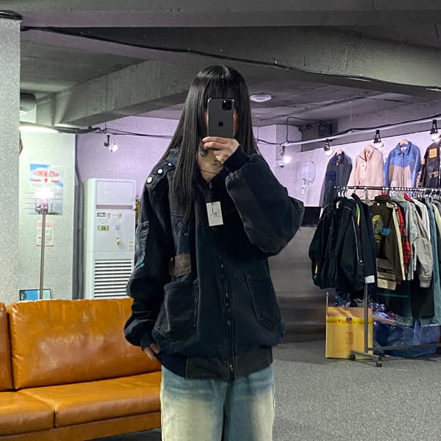 리바이스 빈티지 커스텀 후드 데님자켓  B4381