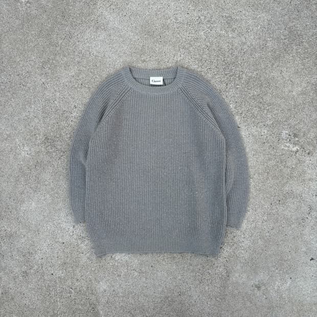 가니 크루넥 니트