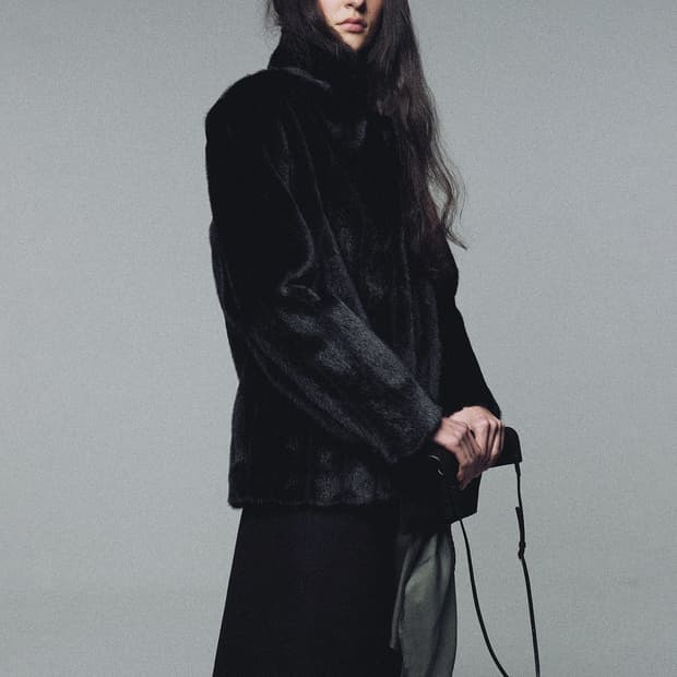 낫띵리튼 Misha faux fur jacket (Black) 새상품