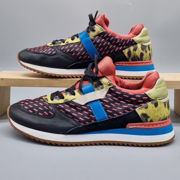 돌체앤가바나 레더 레오파드 스니커즈245