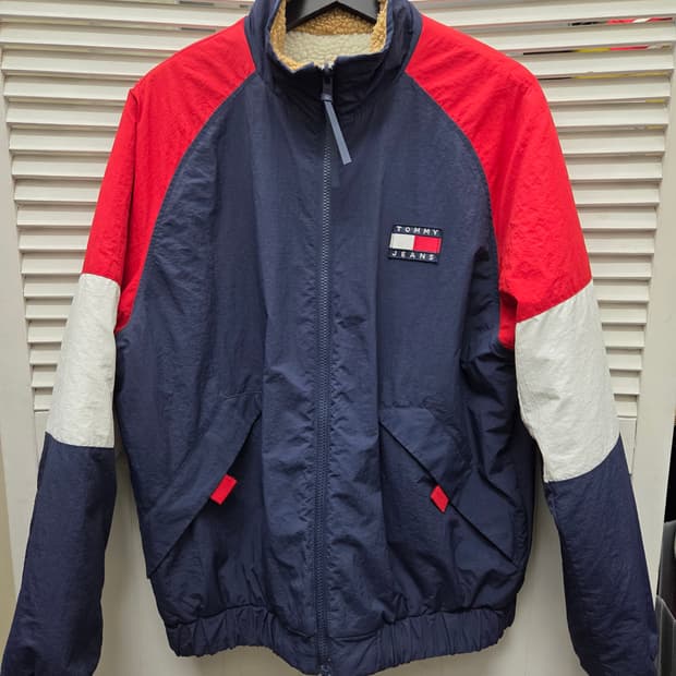 타미 진스 양면 플리스 자켓