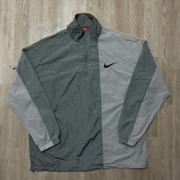 나이키 스우시 우븐 아노락 바람막이 자켓 M/95 