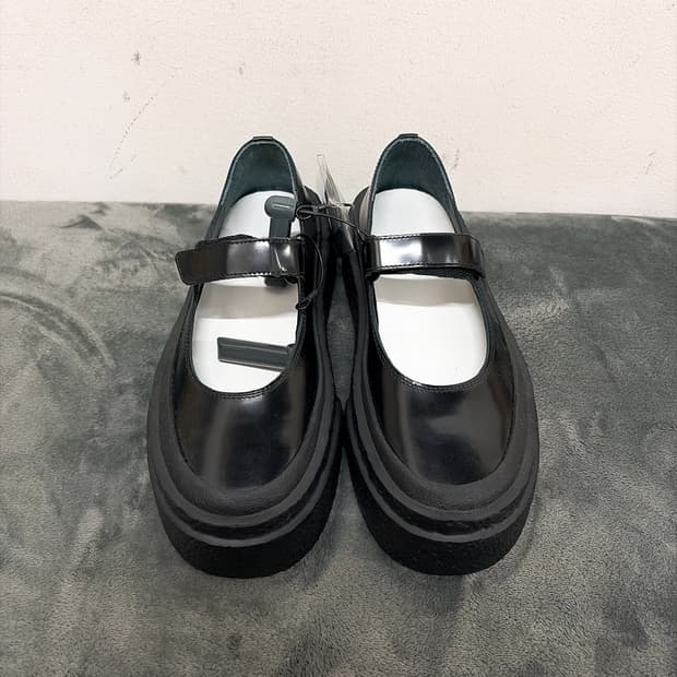 (정품/새상품) MM6 마르지엘라 여성 블랙 플랫폼 메리제인 슈즈